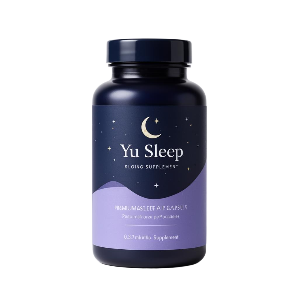 Yu Sleep natural sleep support supplement bottle